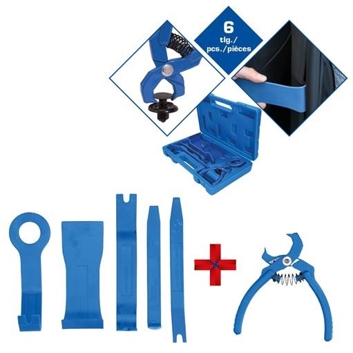 Brilliant Tools  BT511015 Zierleistenkeile-Polster-Set, 6-tlg.
