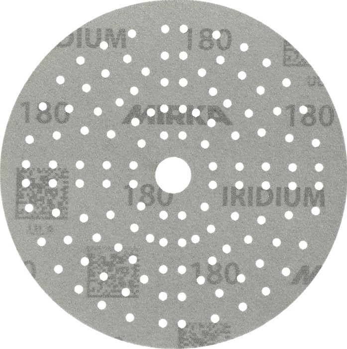 MIRKA 246CH09918 Haftschleifscheibe IRIDIUM Grip 121L 150 mm Körnung 180 für Hol