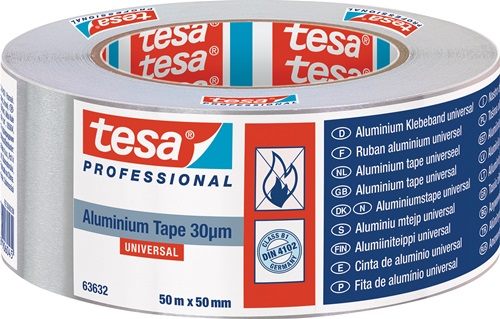 TESA 63632-00002-00 Aluminiumklebeband Universal 63632 mit Liner Länge 50 m Brei