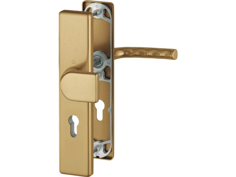 HOPPE 3841139 Schutzgarnitur Birmingham 78G/2221A/2440/1117 Aluminium F4 72 mm 3