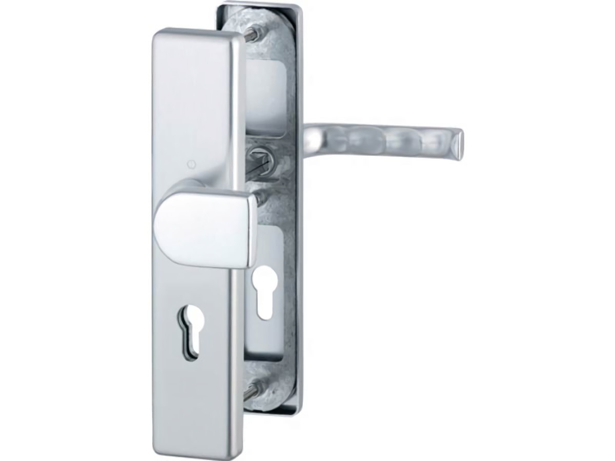 HOPPE 3701751 Schutzgarnitur London 78G/2221/2410/113 Aluminium F1 72 mm 41-46 m
