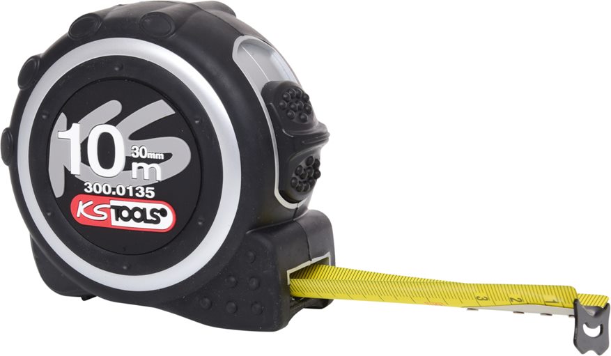 KS Tools 300.0135 Bandmaß mit Feststeller, 10m