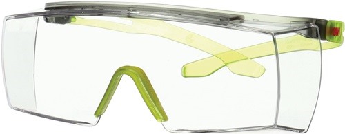 3M 7100209413 Schutzbrille SecureFit 3700 EN 166, EN 170 Bügel grau/lindgrün, S