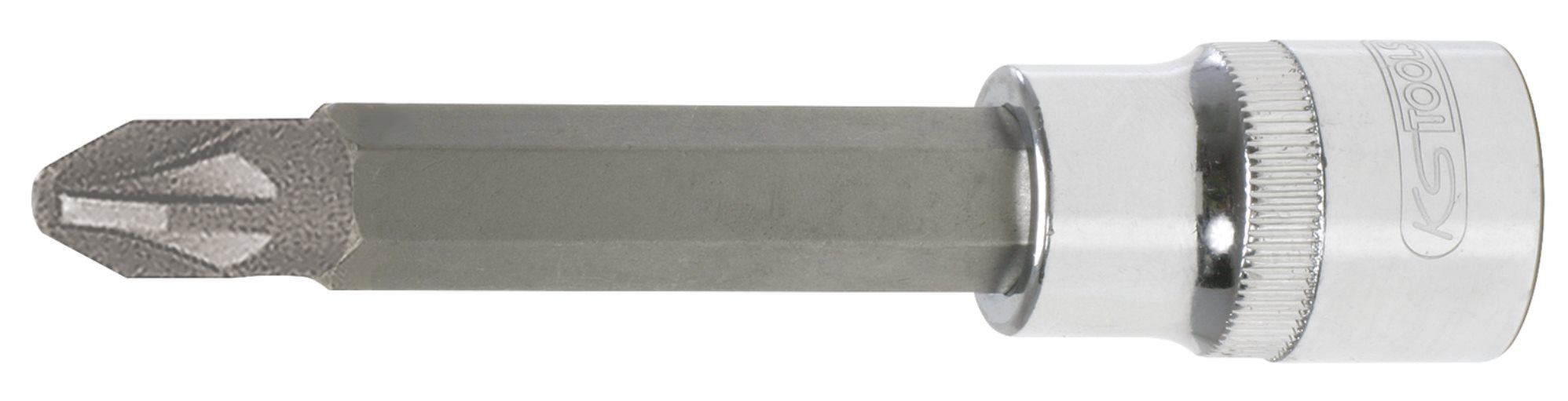 KS Tools 918.1758 1/2'' CHROMEplus Bit-Stecknuss, lang, PZ4
