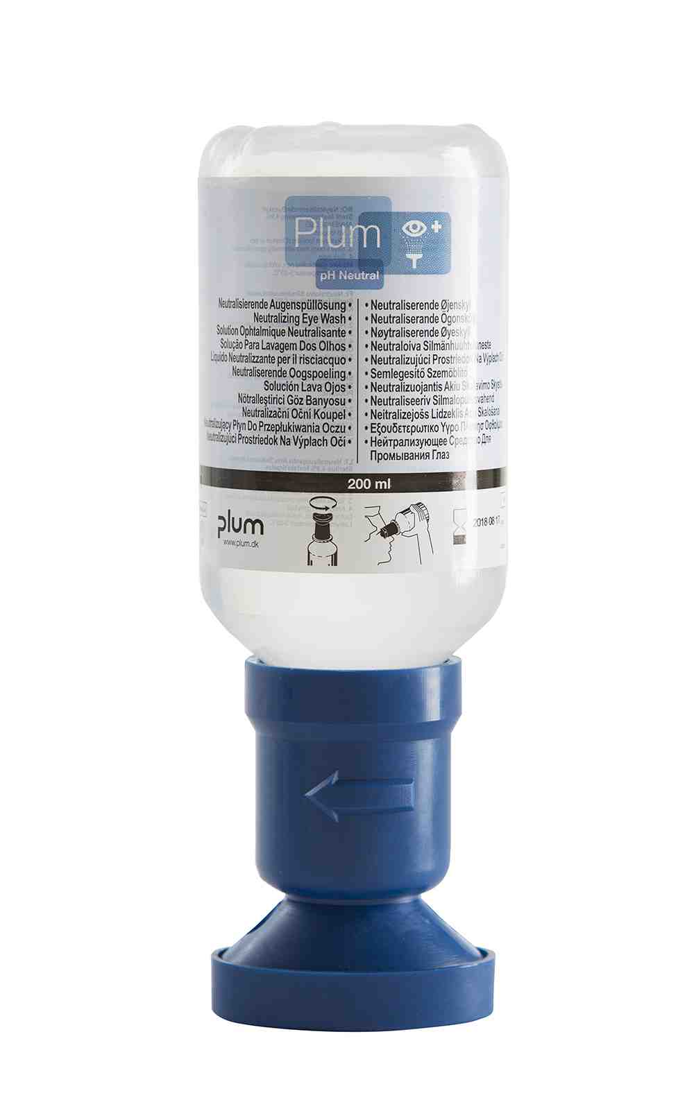 PH Neutral Spüllösung 200ml Flasche mit steriler Phosphatpufferlösung (4,9%)