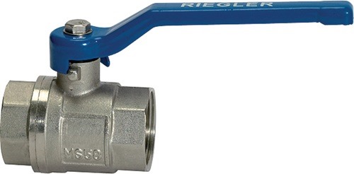 RIEGLER 115712 Messingkugelhahn VALVE LINE 16,66 mm G 3/8 '' innen/innen DN 10 m