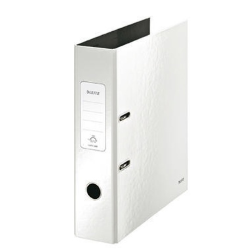 Leitz Ordner WOW 10050001 DIN A4 80mm Pappe perlweiß