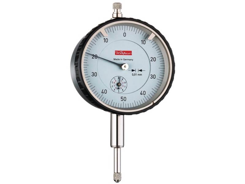 KÄFER 10258 Messuhr M2T B 10 mm Ablesung 0,01 mm Ziffernblattbezifferung beids.