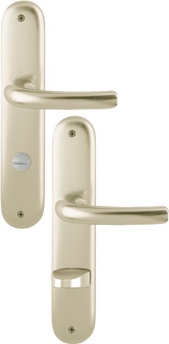 HOPPE 2805339 Langschildgarnitur Tôkyô 1710/273P Aluminium F2 SK/OL 78 mm DIN li