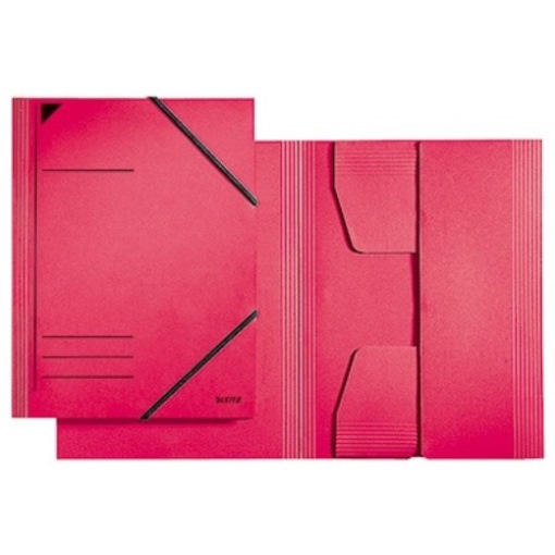Leitz Eckspannermappe 39810025 DIN A4 Karton rot