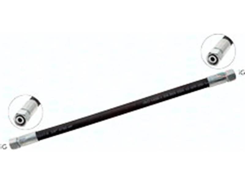 Hydraulikschlauch 2 SN, DKO / DKO 10 L (M 16 x 1,5), 300mm 2SN8-10L-300