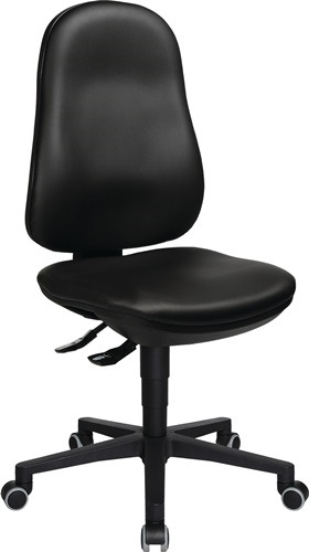 TOPSTAR 8170D10H Arbeitsdrehstuhl Point 70 Rollen Kunstlederpolster schwarz 410-
