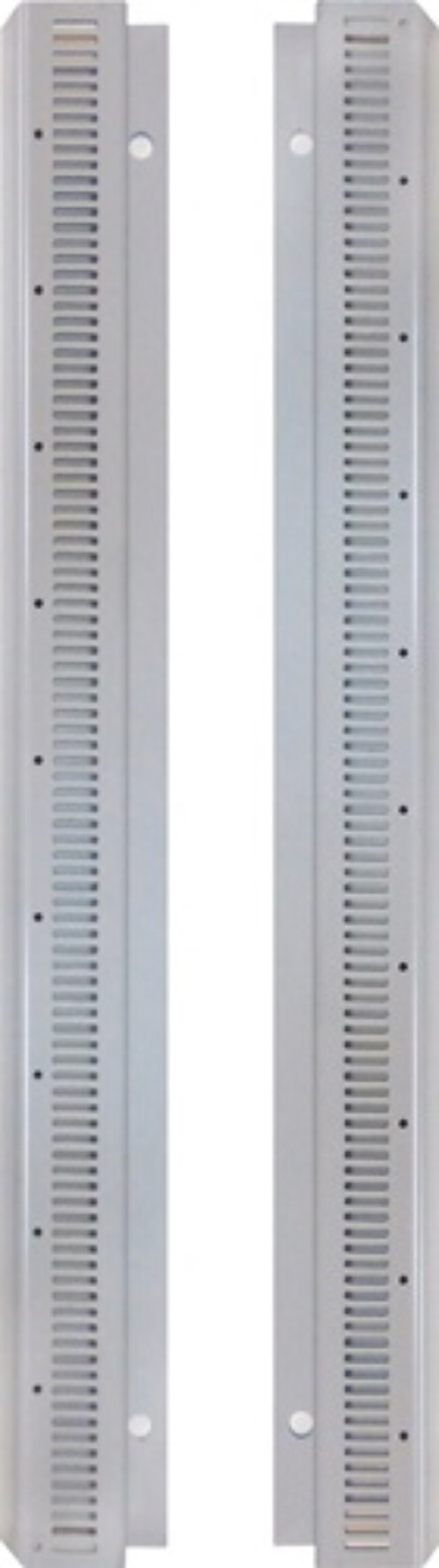 39005237 Wandschiene Stahl lichtgrau ohne Sichtlagerkästen