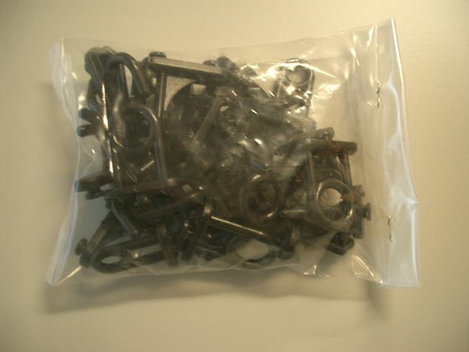 KS Tools 800.0906 Haken für Werkstattschrank-Lochwand 6 verschiedene Sorten (30S