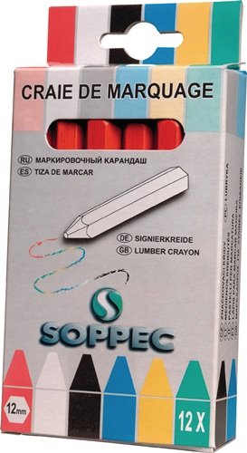 SOPPEC 421104 Markierkreide  rot unpapiert