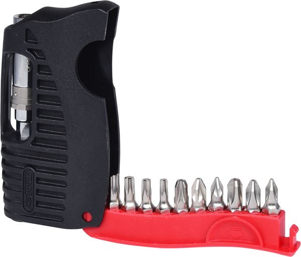 KS Tools 911.2845 1/4'' CLASSIC Mini-Bit-Etui, 11-tlg. Torx, PH, PZ