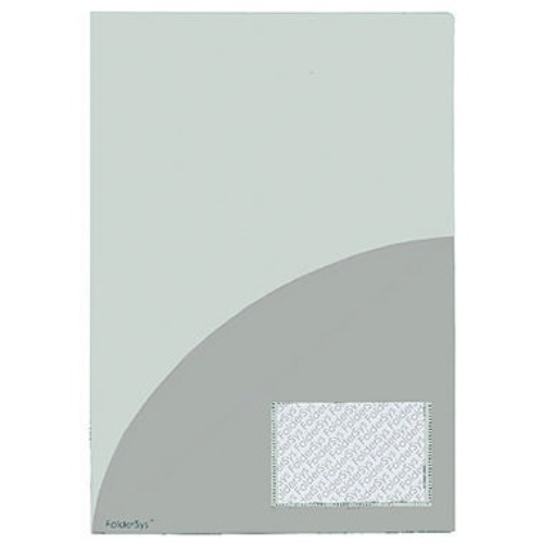 FolderSys Broschürenmappe 10009-04 DIN A4 PP Klarsichttasche tr