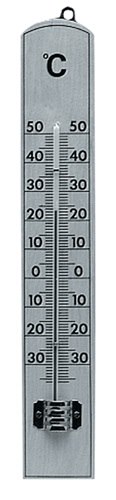 TFA 121004 Zimmerthermometer  Messbereich -30 bis 50 GradC H206xB35xT15mm Buche