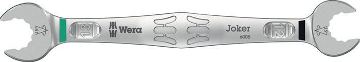WERA 05020313001 Doppelmaulschlüssel Joker 6005 12 x 13 mm Länge 166 mm