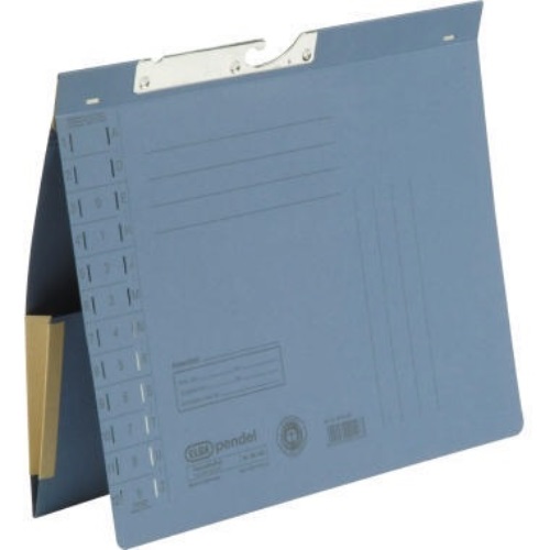ELBA Pendelhefter 100570019 DIN A4 Amtsheftung 320g Manilakarton blau