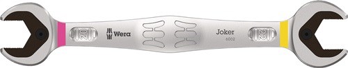 WERA 5020260001 Doppelmaulschlüssel 6002 Joker 20 x 22 mm Länge 261 mm verchromt