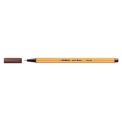 STABILO Fineliner point 88 88/45 0,4mm braun