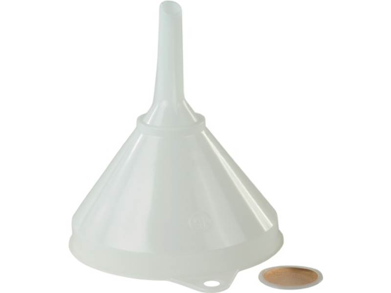 HÜNERSDORFF 951100 Trichter  Ø 168/17 mm Höhe 199 mm HD-Polyethylen natur mit Si