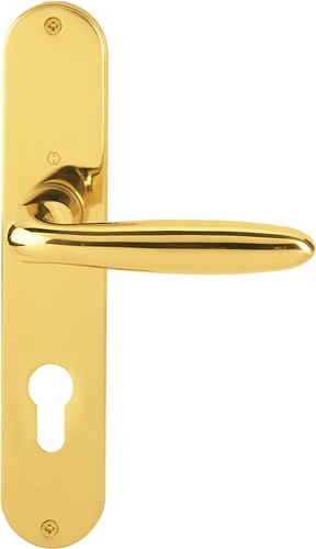 HOPPE 2803704 Langschildgarnitur Verona M151/302 Messing F71 PZ 72 mm DIN links