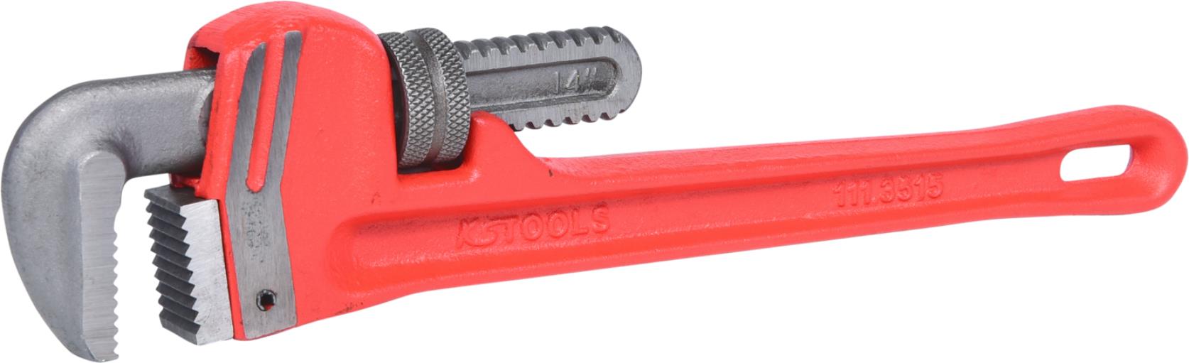 KS Tools 111.3515 Stahl-Einhand-Rohrzange, 350 mm