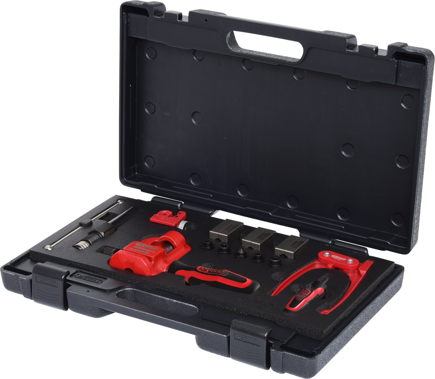 KS Tools 122.1290 Bremsleitungs-Bördelgerät-Satz mit Hydraulik-Spindel