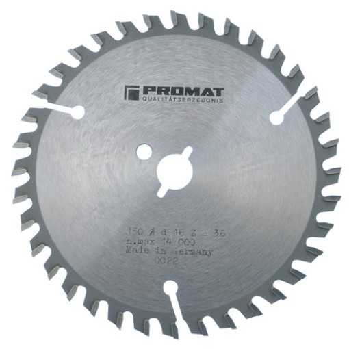 PROMAT  Präzisionskreissägeblatt  Außen-D. 180 mm Zähnezahl 22 WZ Bohrung 16 mm
