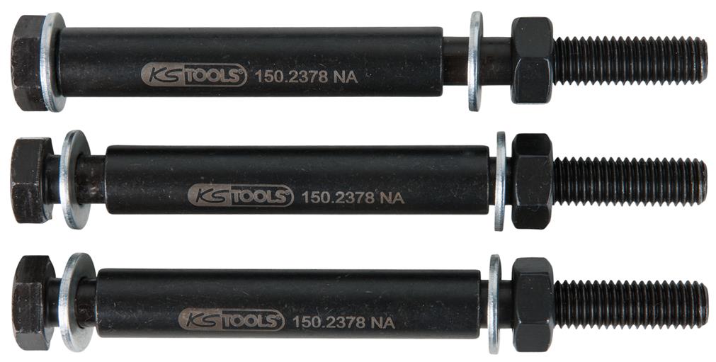 KS Tools 150.2378 Zugstreben für Halbschalen-Satz, 3-tlg.