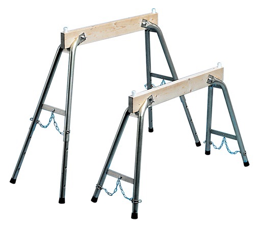 ZARGES 42132 Arbeitsbock  Höhe max.900 mm Holz/Stahlrohr höhenverstellbar