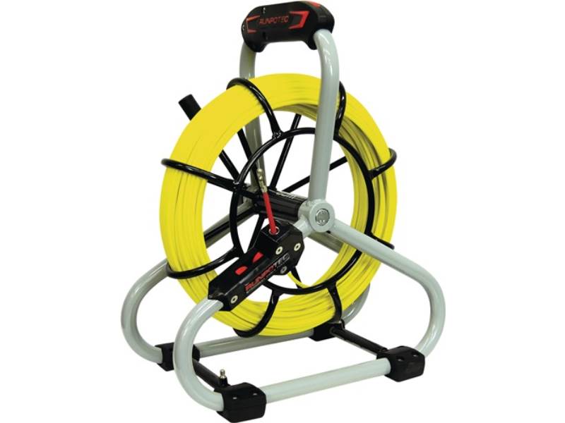 RUNPOTEC 10047 Glasfaserstab Profi-Set Bandlänge 60 m Biegeradius 120 mm Kabel-Ø