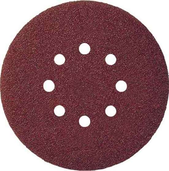 Haftpapier PS 22 K 125 mm Durchmesser, Korn 100 gelocht