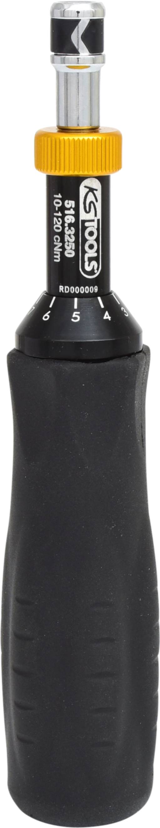 KS Tools 516.3250 1/4'' Drehmomentschraubendreher, 10-120cNm