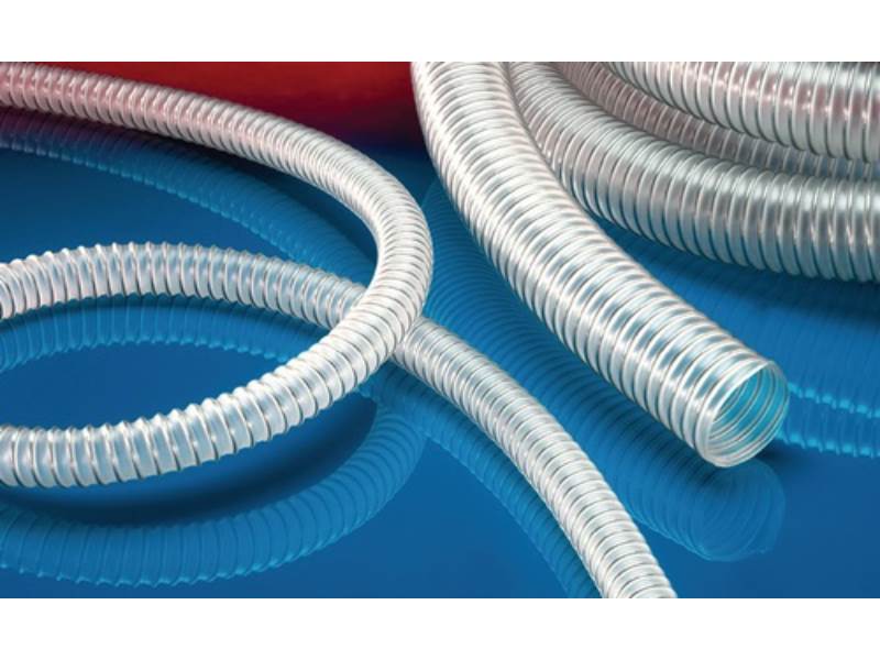 NORRES 35501001018-10 Absaug- und Förderschlauch AIRDUC® PUR-INOX 355 FOOD-AS In