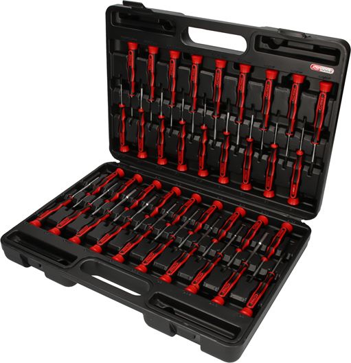 KS Tools 500.7150 Feinmechanik-Schraubendreher-Satz, 37-tlg.