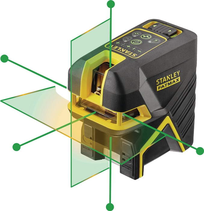 STANLEY FMHT77598-1 Kreuzlinienlaser FatMax® FM 30 (50) / Punkte: 45 m ± 3/10 mm