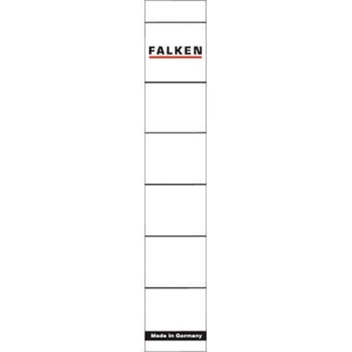 Falken Ordnerrückenschild 80039639 schmal/kurz weiß 10 St./Pack.
