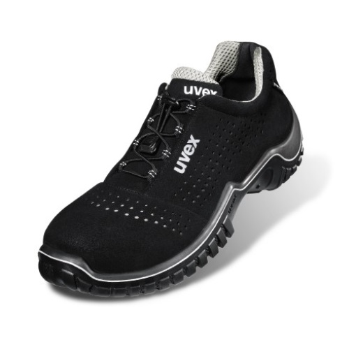 Uvex 6989843 motion style Halbschuhe S1 69898 schwarz, silber Weite 11 Größe 43