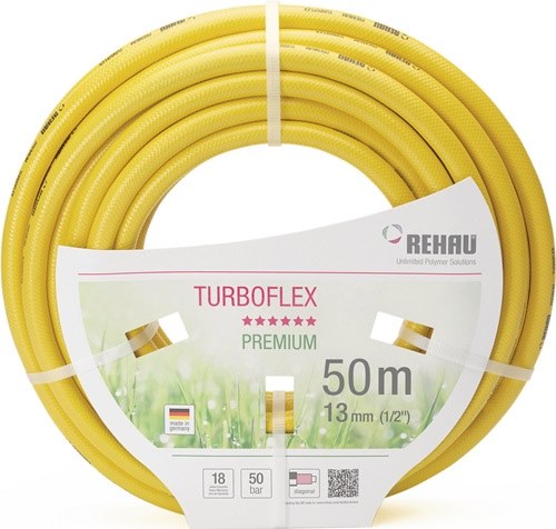 REHAU 10092411050 Wasserschlauch Quattroflex Länge 50 m Innen-Ø 13 mm Außen-Ø 18
