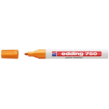 edding Lackmarker 750 4-750006 2-4mm Rundspitze permanent orange