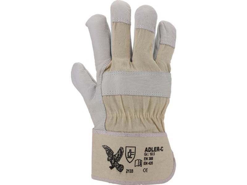 ASATEX ADLER-C Handschuhe Adler-C Gr.10,5 naturfarben Rindnarbenleder