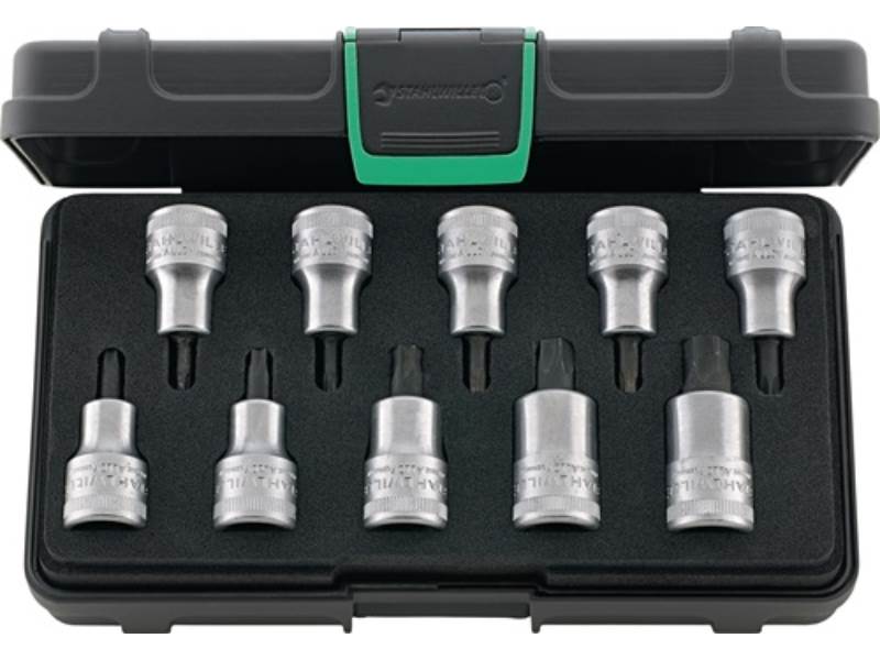 STAHLWILLE 96032005 Steckschlüssel-Satz 54TX/10 10-teilig 1/2 '' T20 - T60