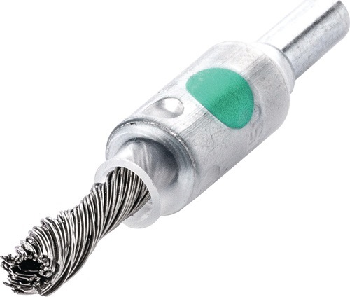 LESSMANN 451458 Pinselbürste  Ø 10 mm Schaft 6 mm Drahtstärke 0,25 mm VA 4500 mi