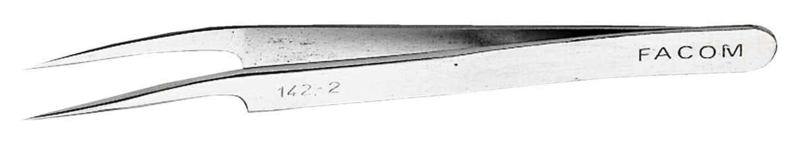 Facom 142.2 Hochpraezisionspinzette 15° gebogen