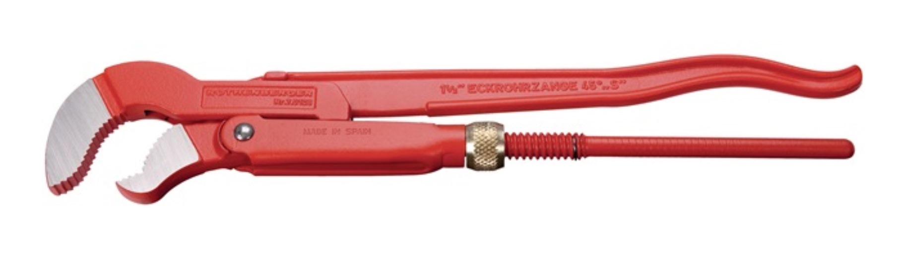 ROTHENBERGER 070124X Eckrohrzange 45° SUPER S Gesamtlänge 540 mm Spannweite 60 m