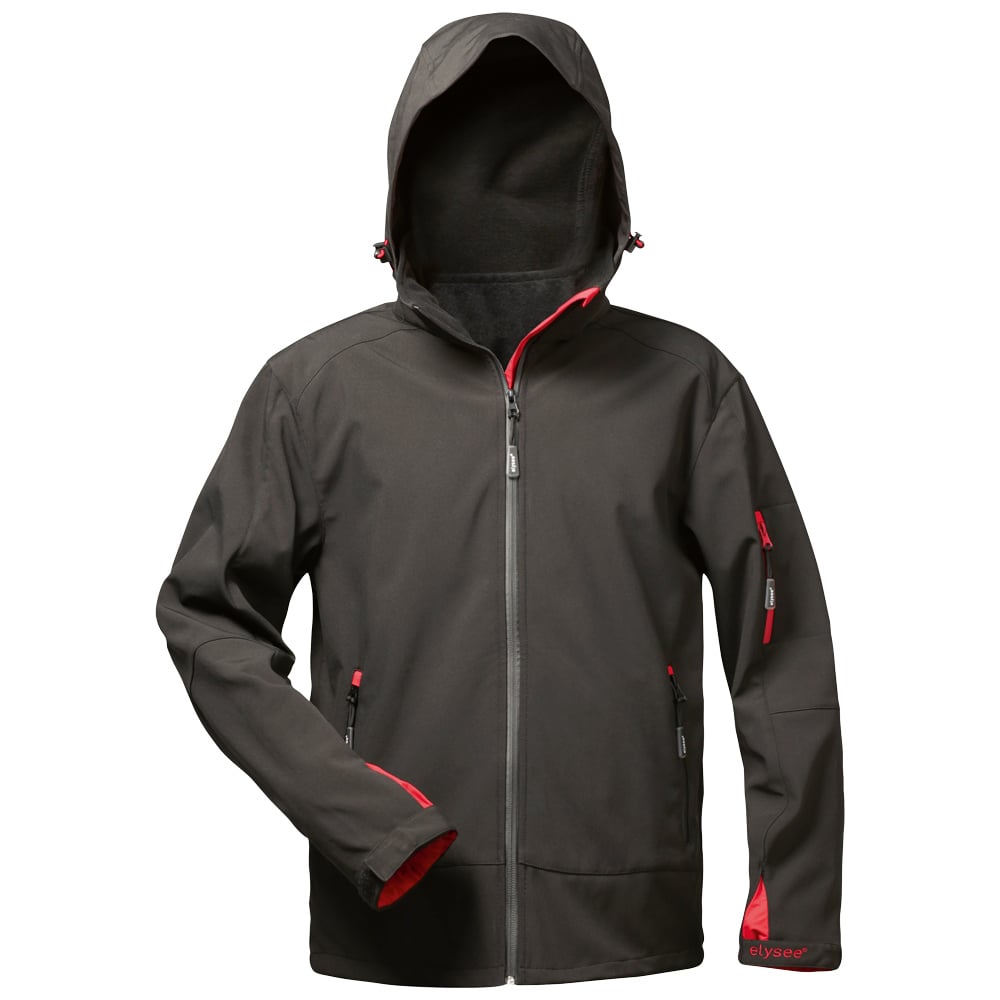 Gr .4XL (70/72) *ZETA*  SOFTSHELL-JACKE MIT KAPUZE  *ZETA* SOFTSHELL-JACKET WITH