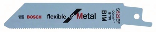 BOSCH 2608656012 Säbelsägeblatt S 522 EF Länge 100 mm Breite 19 mm Zahnteilung T